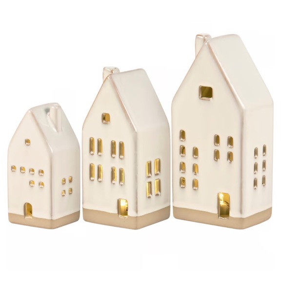 Primitives by Kathy Other - Lighted House Figurine Set